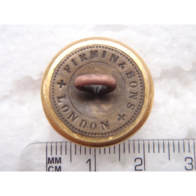 Victorian Royal Navy Officers Gilt Button Gradia Military Insignia