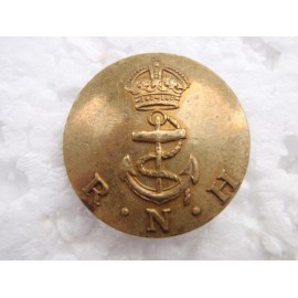 Post 1902 R.N.H (Royal Naval Hospital) Button