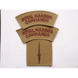 Desert Issue Royal Marines Commando Insignia