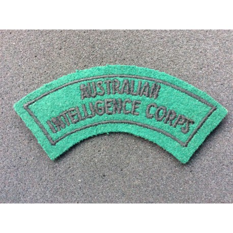 Australian Intelligence Corps Bordered Title