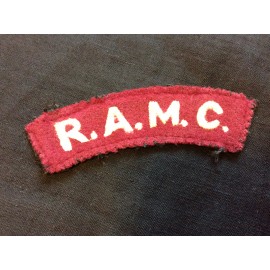 WW2 R.A.M.C Wool Title