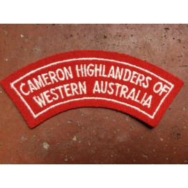 Cameron Highlanders of Western Australia Title