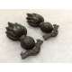 WW2 INDIAN Engineers Officers Collar badges
