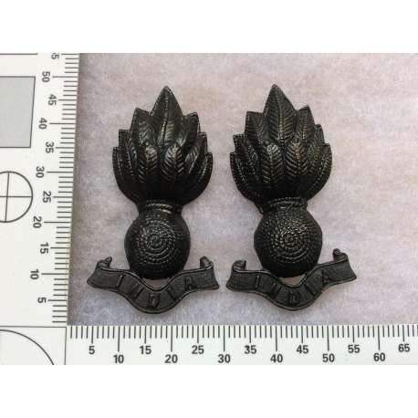 WW2 INDIAN Engineers Officers Collar badges