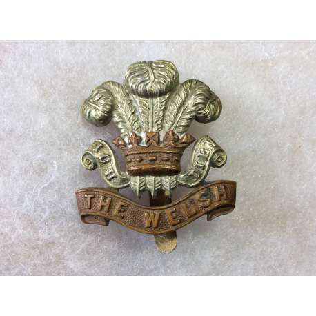WW1 The Welsh Regiment Cap badge