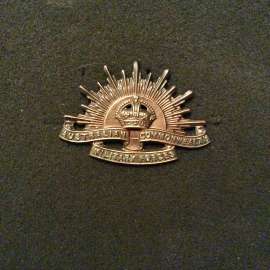 Australian Rising Sun Hat/Cap Badge.