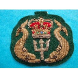 Canadian Submariners Padded Bullion Hat Badge