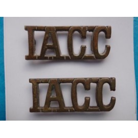 Indian Army Corps of Clerks Brass Shoulder Titles