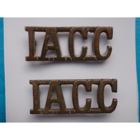 Indian Army Corps of Clerks Brass Shoulder Titles