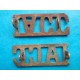 Indian Army Corps of Clerks Brass Shoulder Titles