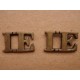 Indian Engineers Brass Shoulder Titles