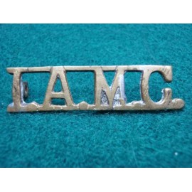 I.A.M.C Brass Shoulder Title