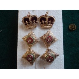 Colonels Anodised Rank Badge Set 
